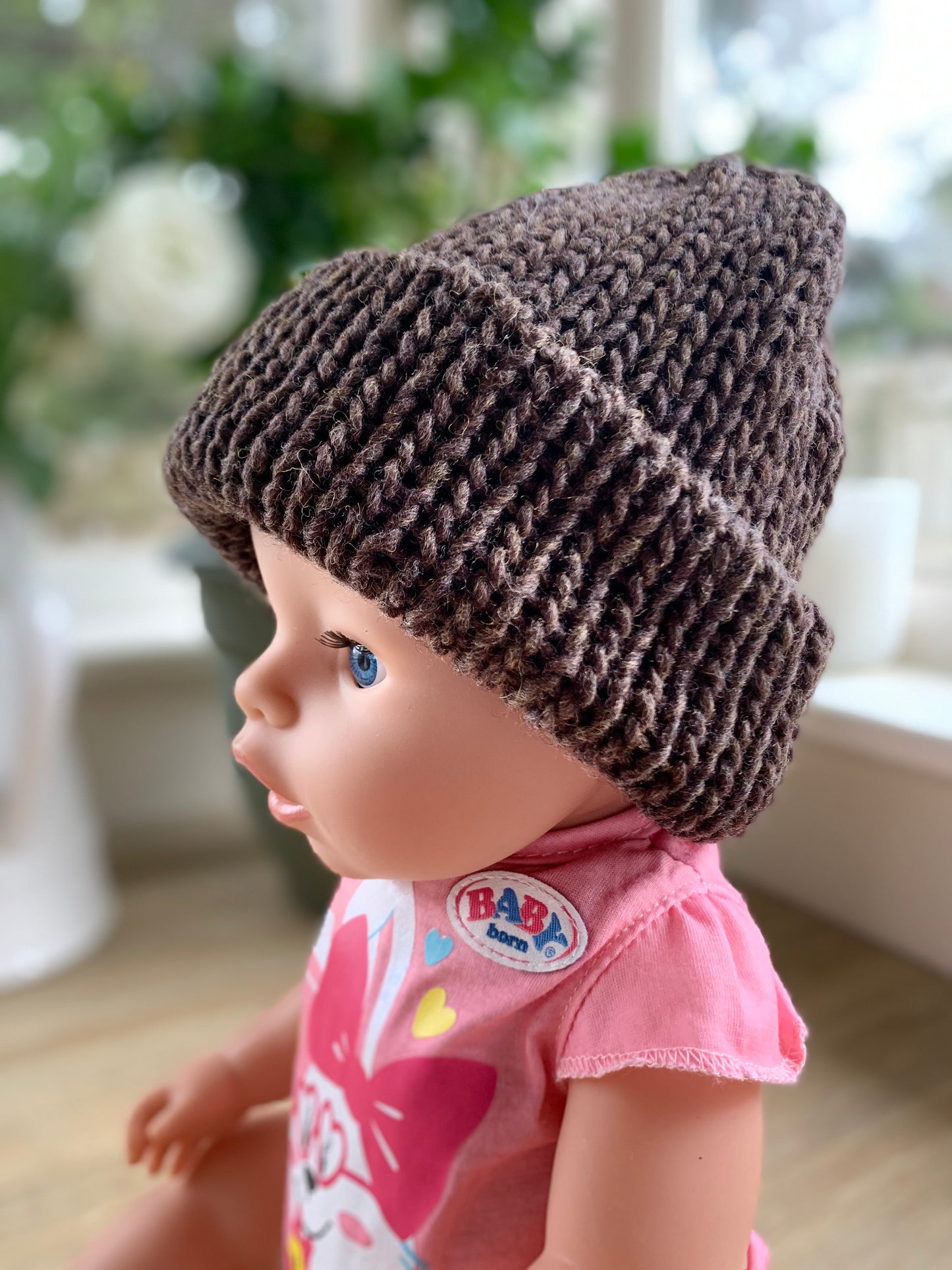 Baby beanie - Chocolate brown