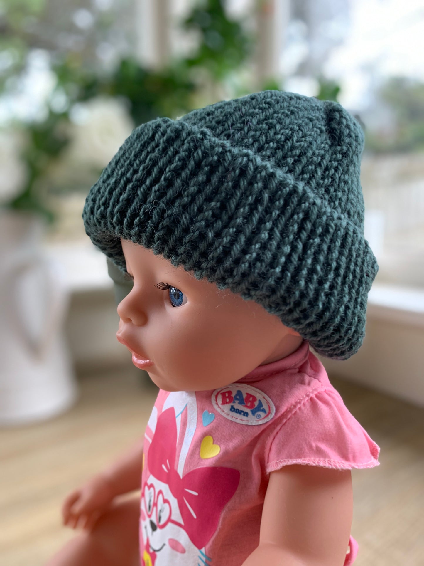 Baby beanie - Forest green