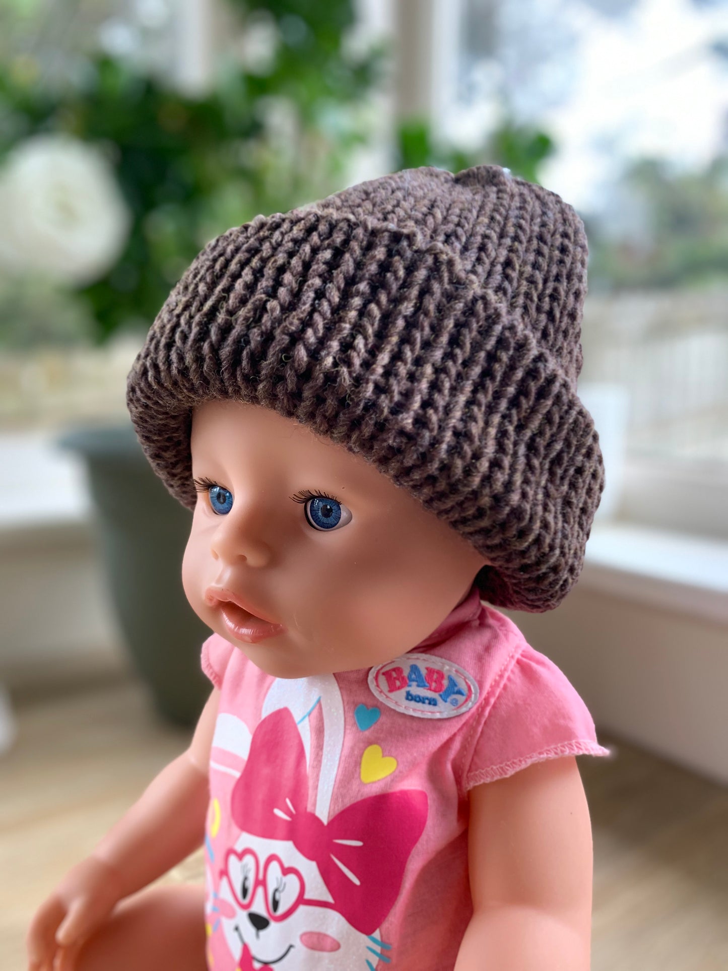 Baby beanie - Chocolate brown