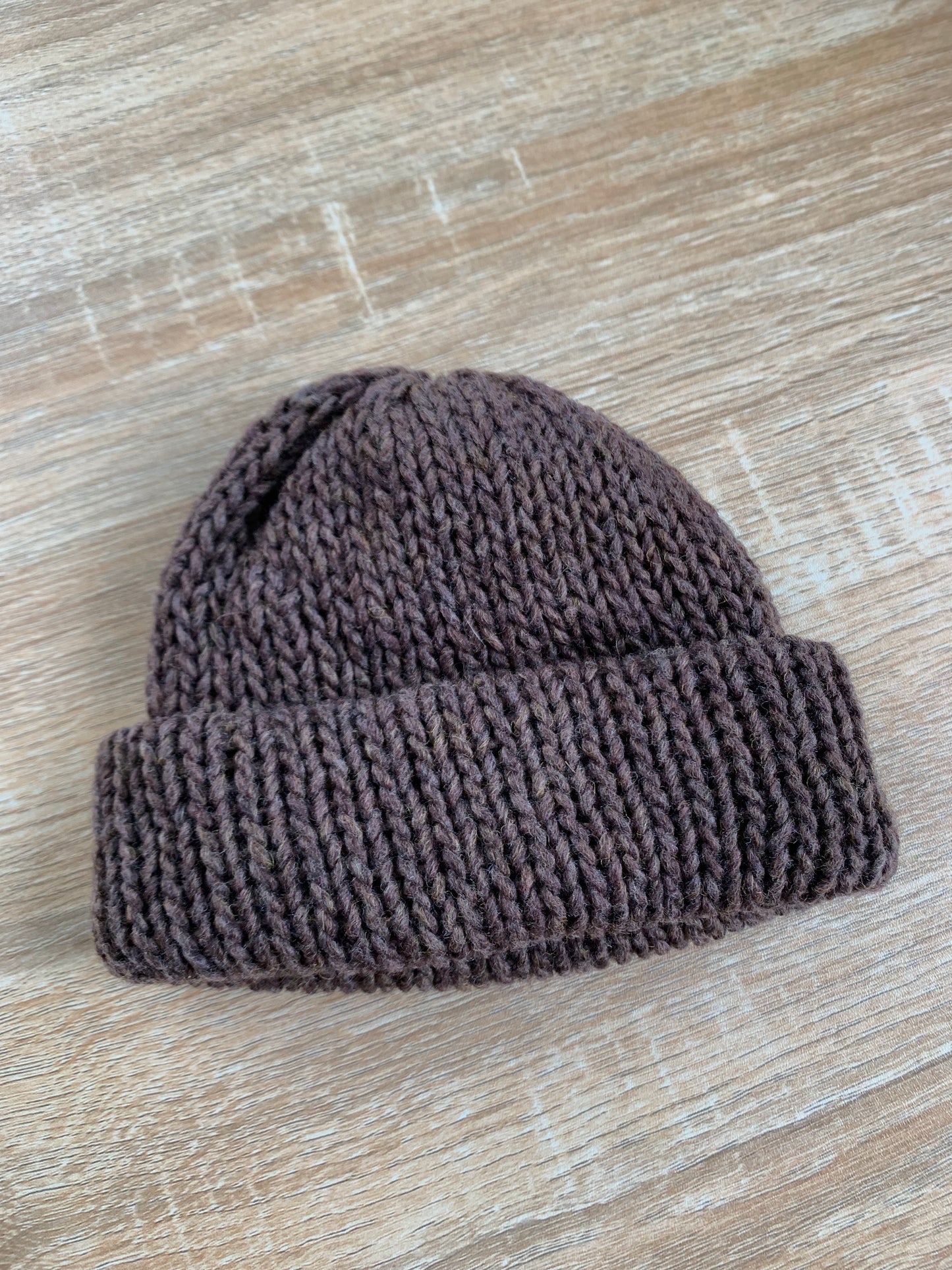 Baby beanie - Chocolate brown