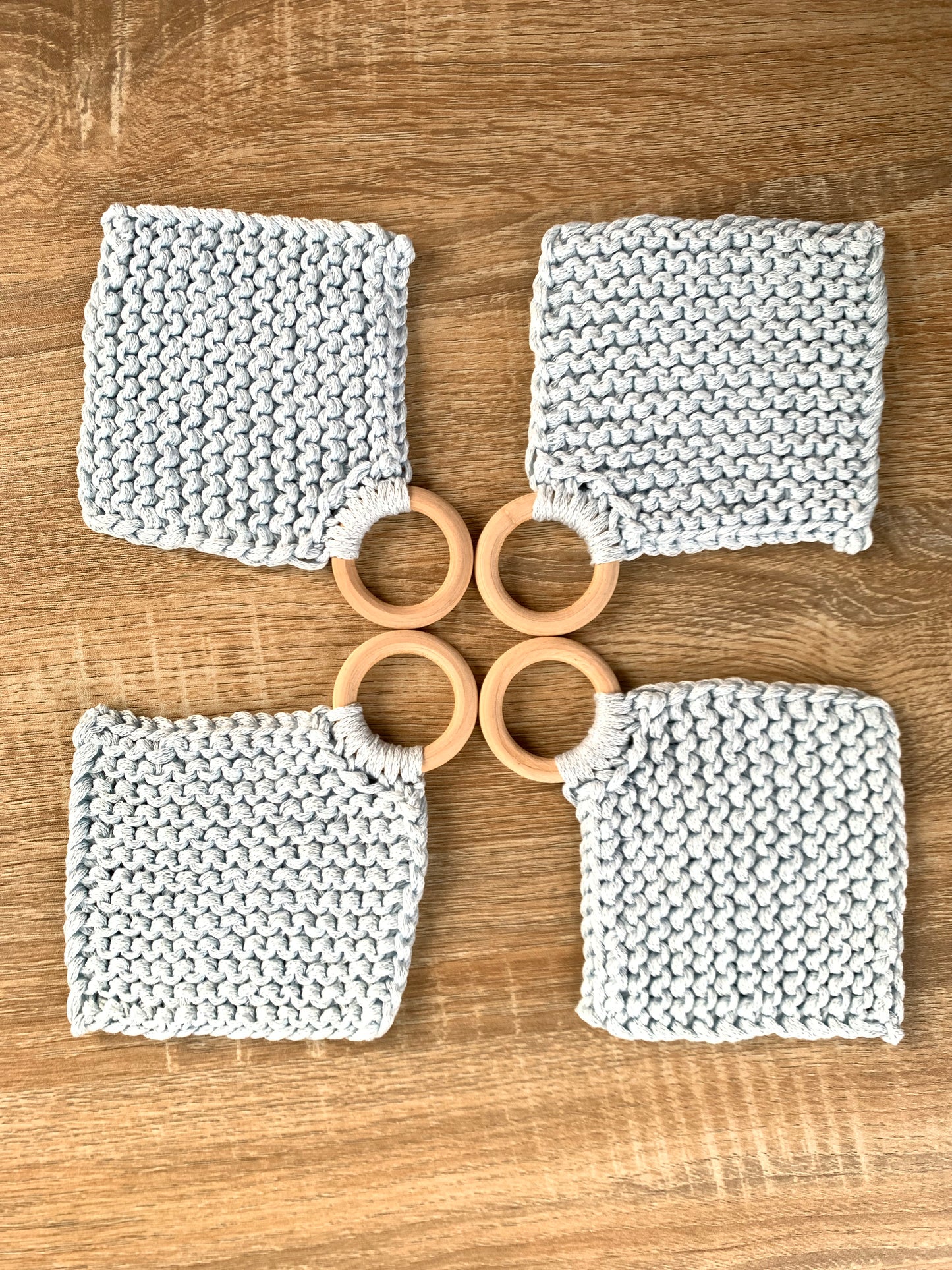 Cozy Coasters - Baby blue