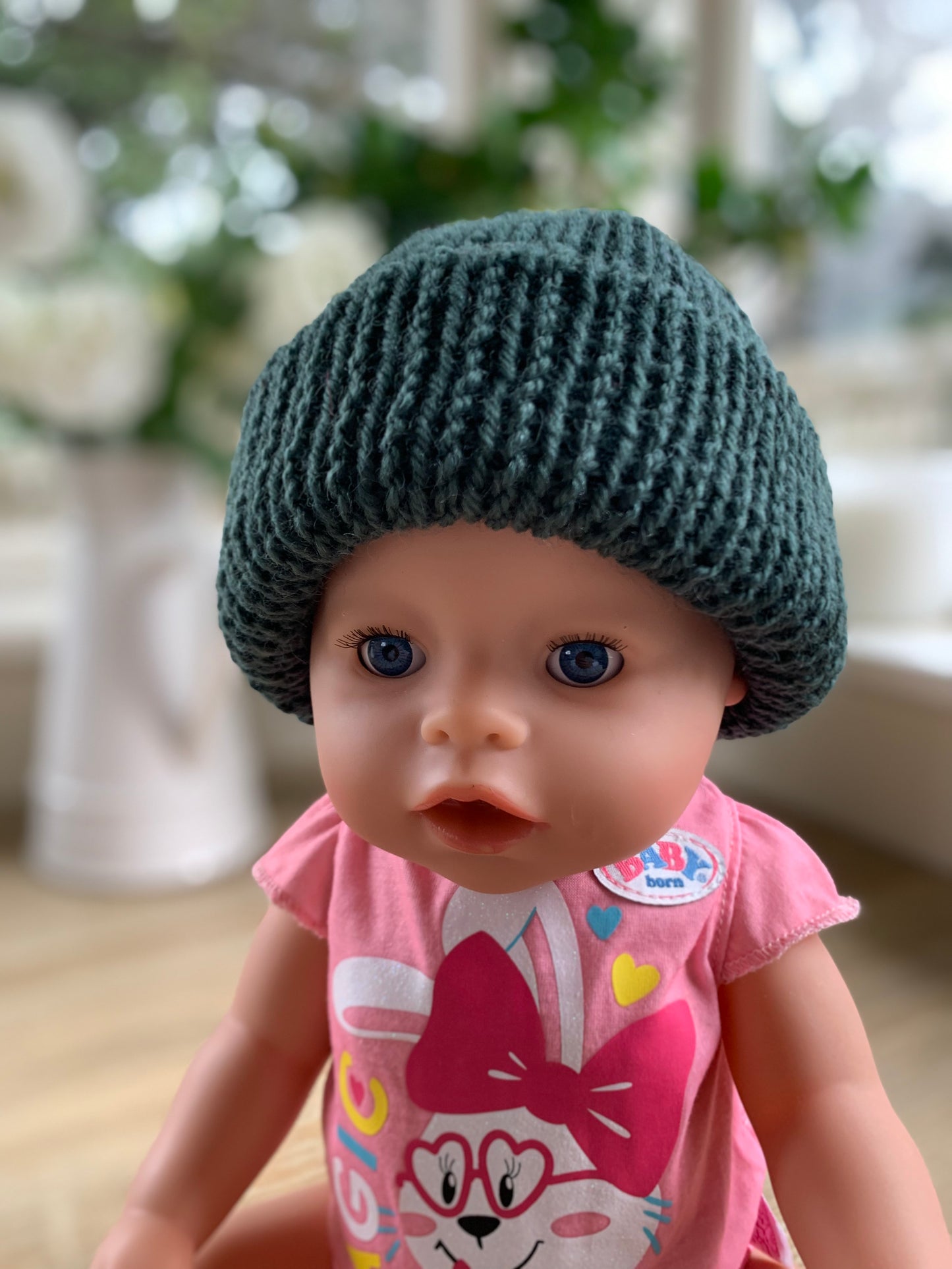 Baby beanie - Forest green